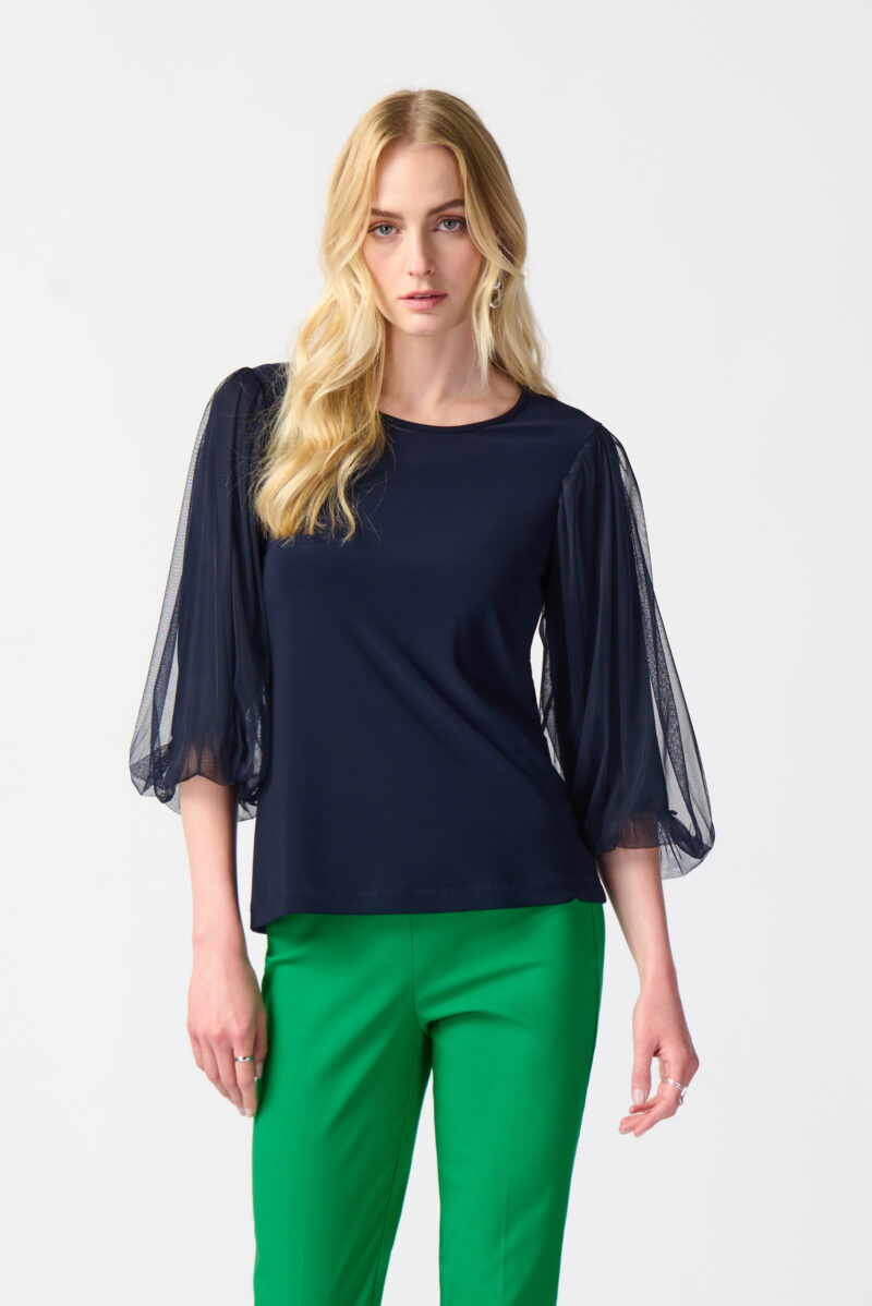 JOSEPH RIBKOFF-BLUSA-JOS241042 MIDNIGHT 44