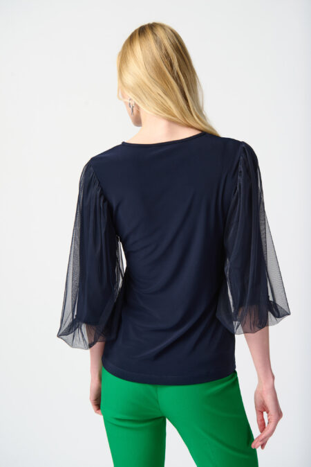 JOSEPH RIBKOFF-BLUSA-JOS241042 MIDNIGHT 44