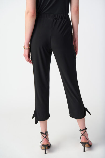 JOSEPH RIBKOFF-PANTALONE JOGGING EFFETTO MAGLIA-JOS241111 NERO 44