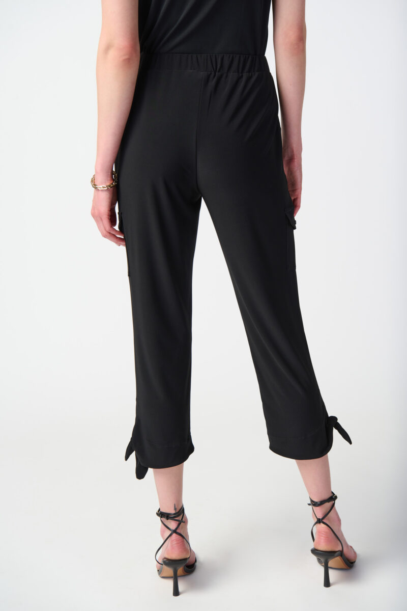 JOSEPH RIBKOFF-PANTALONE JOGGING EFFETTO MAGLIA-JOS241111 NERO 44