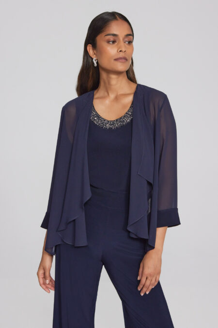 JOSEPH RIBKOFF-SET DONNA DUE PEZZI-JOS241743 MIDNIGHT 42