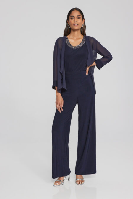 JOSEPH RIBKOFF-SET DONNA DUE PEZZI-JOS241743 MIDNIGHT 42