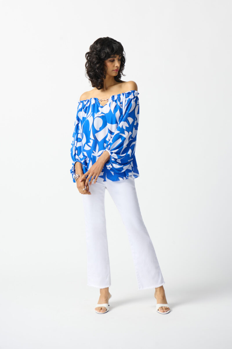 JOSEPH RIBKOFF-BLUSA-JOS242028 BLUE 44