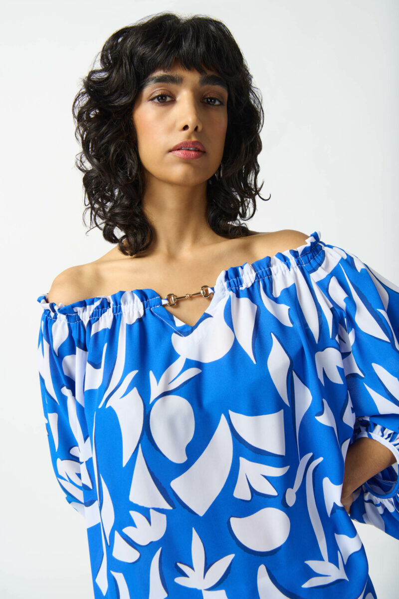 JOSEPH RIBKOFF-BLUSA-JOS242028 BLUE 44