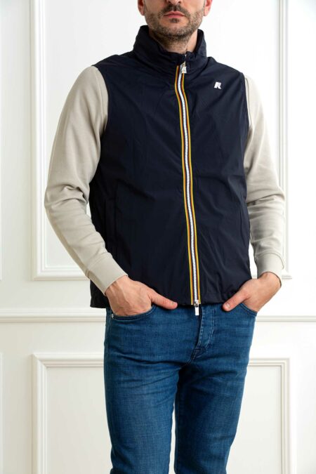 K-WAY-SMANICATO VALEN STRETCH NYLON JERSEY-KWK3123TW BLUEDEPHT XXL