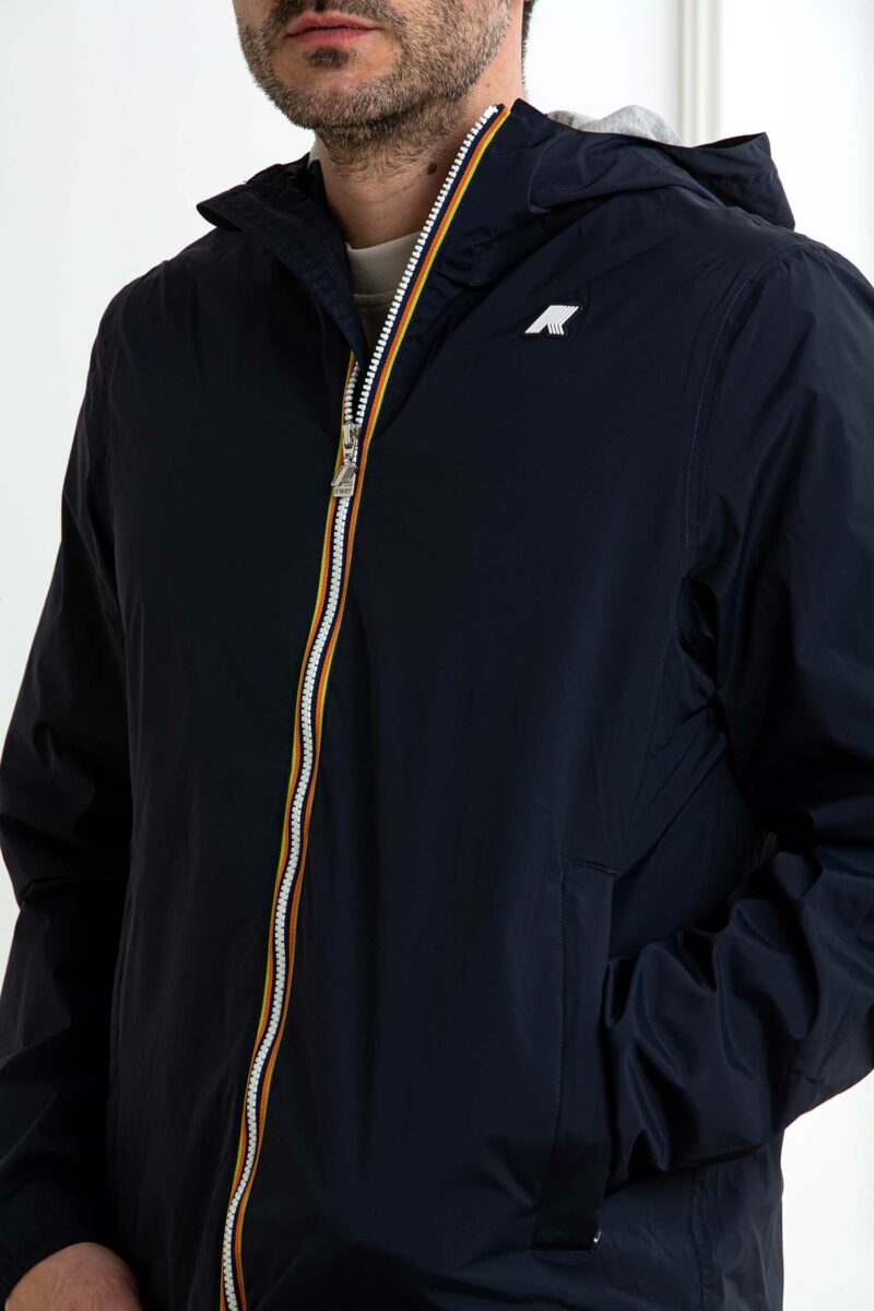 K-WAY-GIUBBOTTO JACK STRETCH NYLON JERSEY-KWK3123UW BLUEDEPHT XXL
