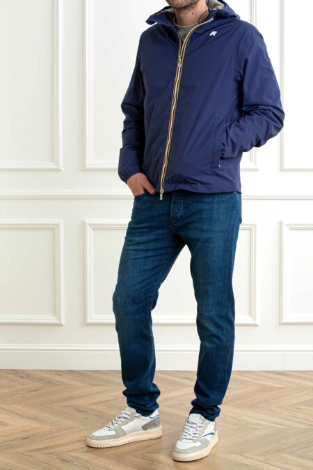 K-WAY-GIUBBOTTO JACK STRETCH NYLON JERSEY-KWK3123UW COBALT XL