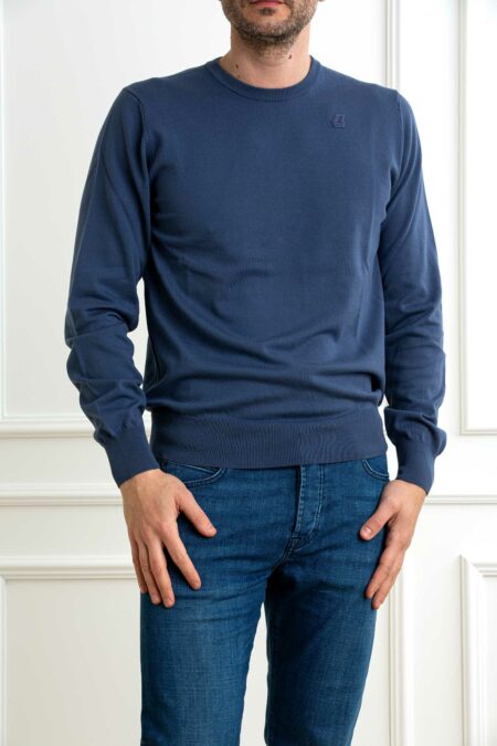 K-WAY-MAGLIA SEBASTIEN COTTON PS-KWK4122YW AVIO XXL