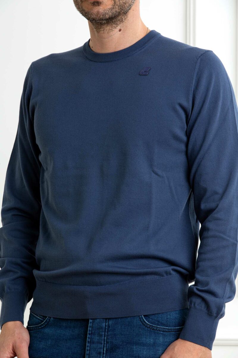 K-WAY-MAGLIA SEBASTIEN COTTON PS-KWK4122YW AVIO XXL