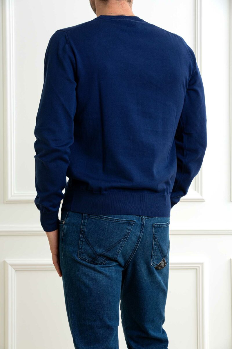 K-WAY-MAGLIA SEBASTIEN COTTON PS-KWK4122YW BLUE XL