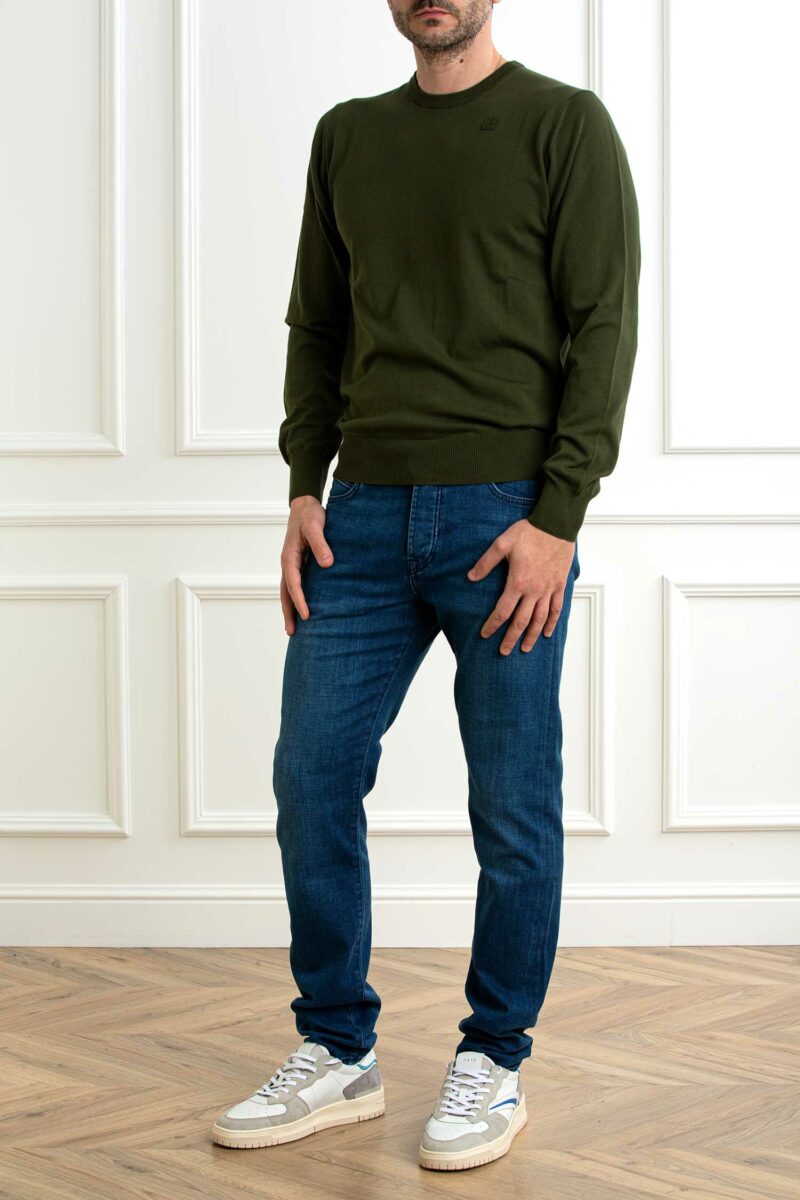 K-WAY-MAGLIA SEBASTIEN COTTON PS-KWK4122YW GREEN XL