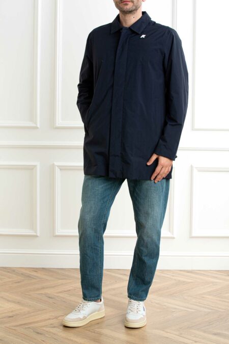 K-WAY-GIUBBOTTO BENNY OTTOMAN-KWK41322W BLUEDEPHT XL