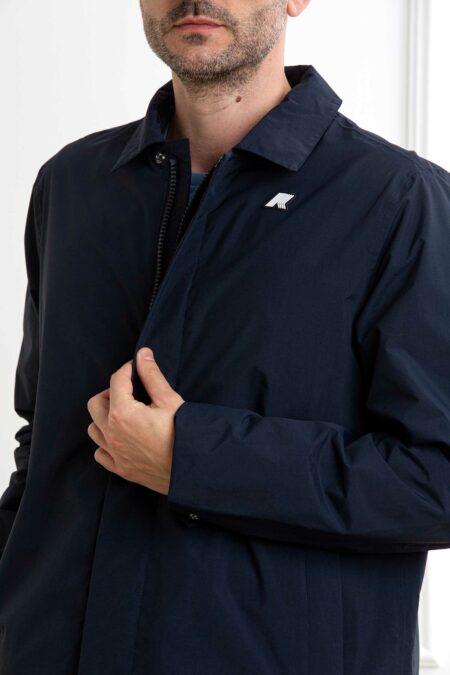 K-WAY-GIUBBOTTO BENNY OTTOMAN-KWK41322W BLUEDEPHT XL
