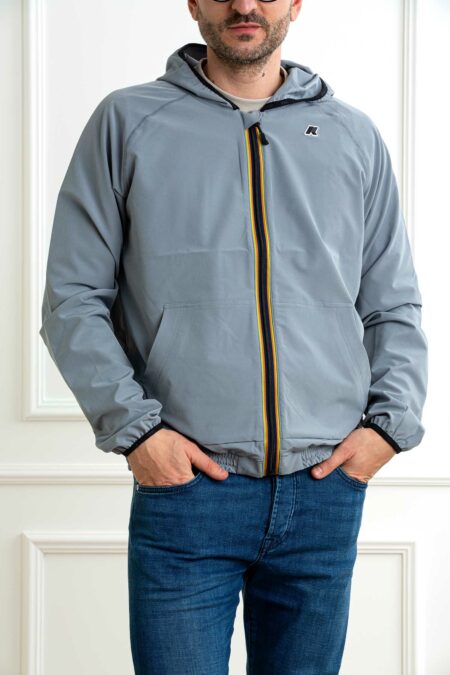 K-WAY-FELPA SIA-KWK8138RW GREYMD S