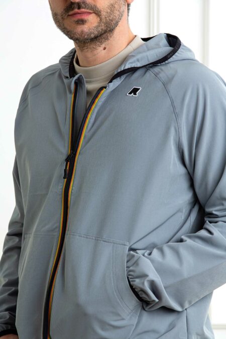 K-WAY-FELPA SIA-KWK8138RW GREYMD S