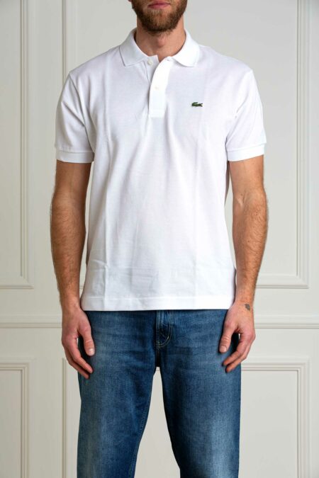 LACOSTE-BEST POLO MANICA CORTA-LC1212P5 BIANCO 5