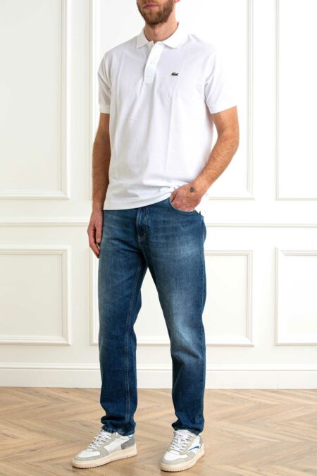 LACOSTE-BEST POLO MANICA CORTA-LC1212P5 BIANCO 5