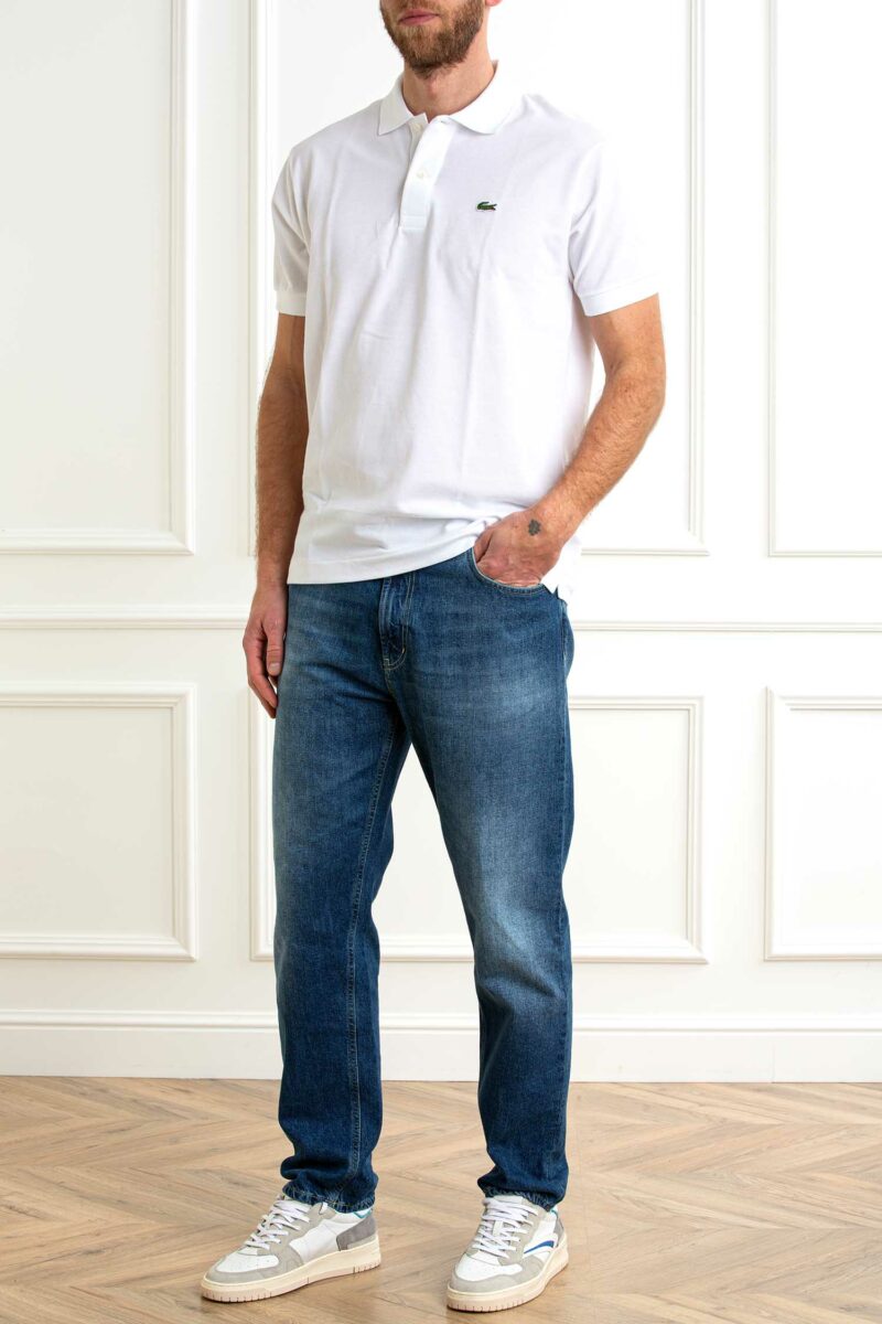 LACOSTE-BEST POLO MANICA CORTA-LC1212P5 BIANCO 9