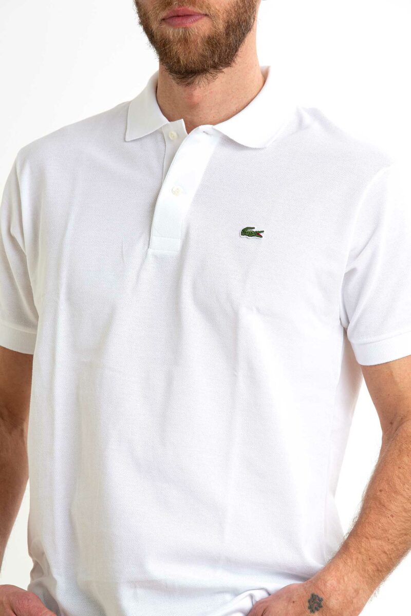 LACOSTE-BEST POLO MANICA CORTA-LC1212P5 BIANCO 9