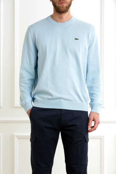 LACOSTE-PULLOVERS UOMO-LCAH0128P5 CIELO 7