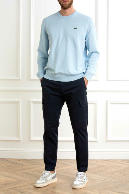 LACOSTE-PULLOVERS UOMO-LCAH0128P5 CIELO 7