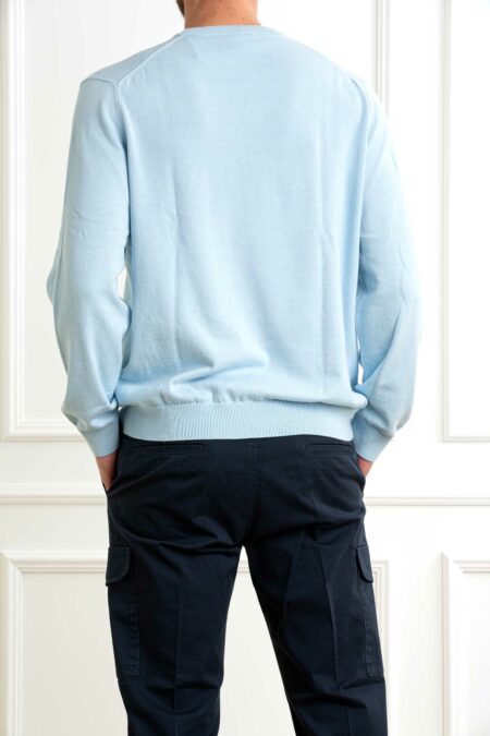 LACOSTE-PULLOVERS UOMO-LCAH0128P5 CIELO 7