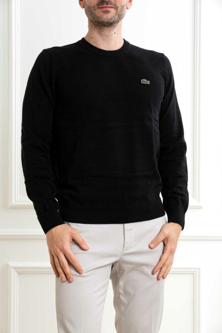 LACOSTE-PULLOVERS UOMO-LCAH0128P5 NERO 7
