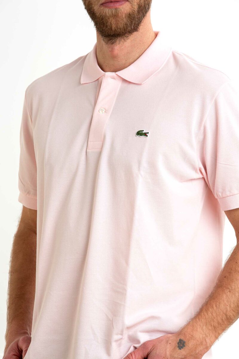 LACOSTE-POLO MANICA CORTA-LCPH9851 ROSA 7