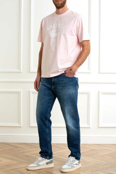 LACOSTE-T-SHIRT UOMO-LCTH2733P5 ROSA 6