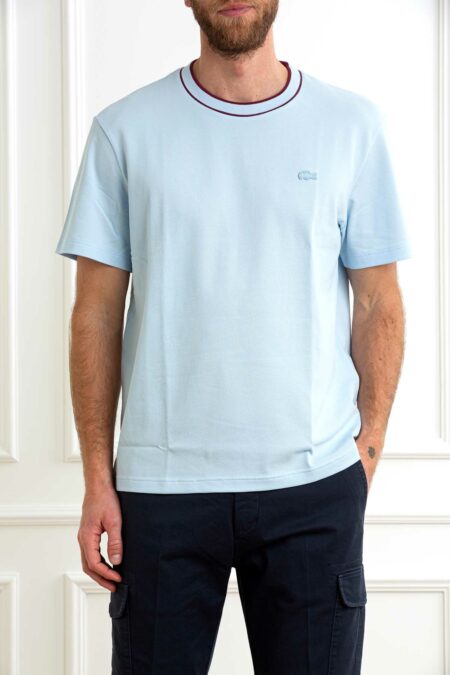 LACOSTE-T-SHIRT-LCTH8174P5 AZZURRO 4