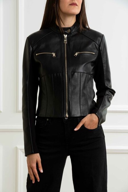 LIU JO-GIUBBINO BIKER-LJCA5128P0379 NERO 46