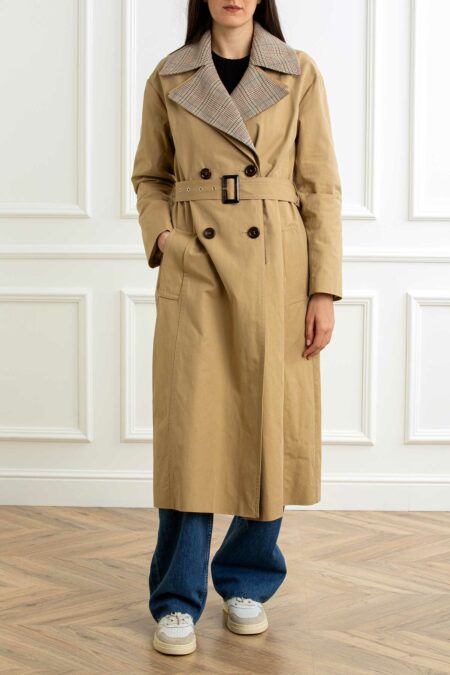 LIU JO-TRENCH CON COLLO STACCABILE-LJCA5209T2940 SUGHERO 40