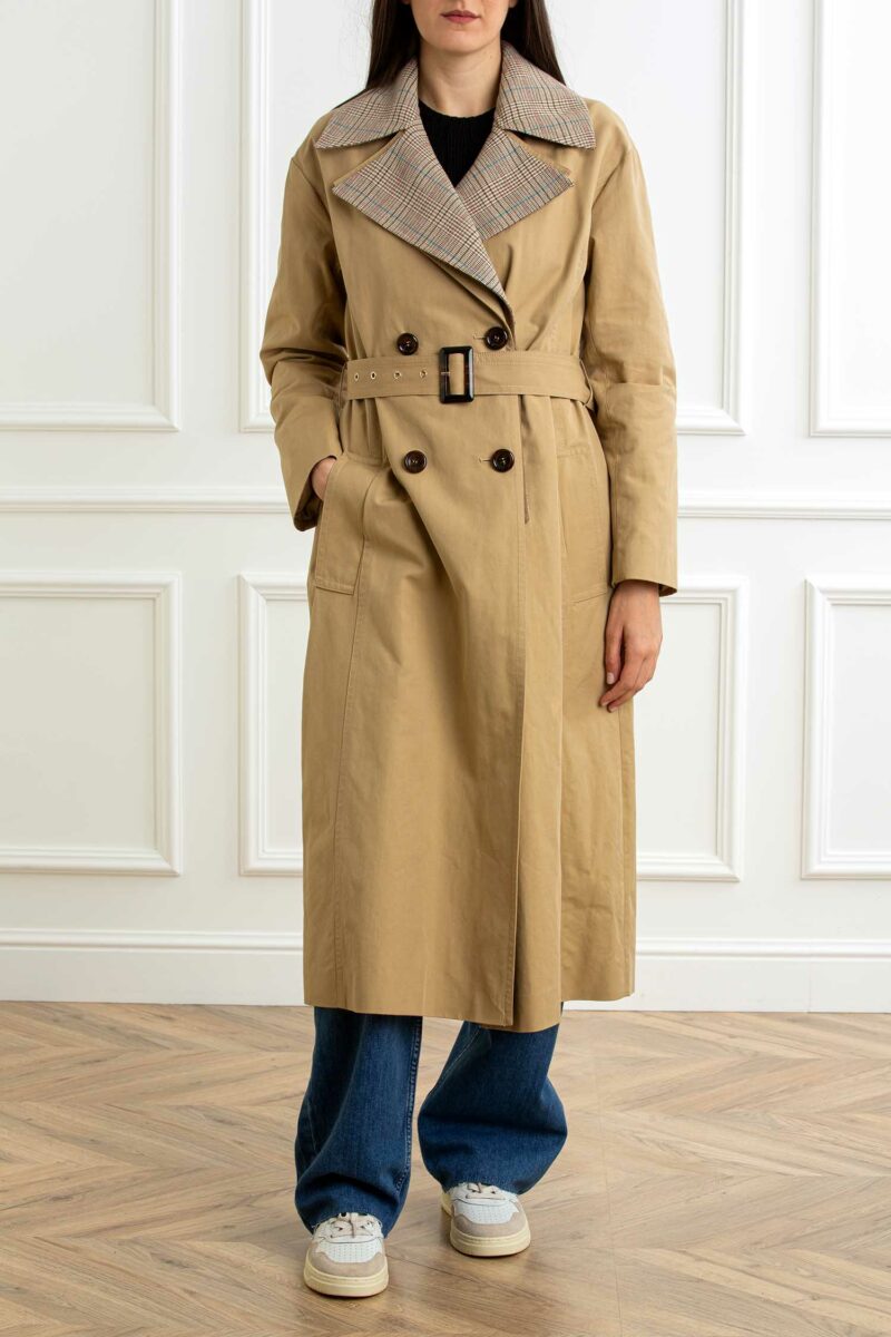 LIU JO-TRENCH CON COLLO STACCABILE-LJCA5209T2940 SUGHERO 40