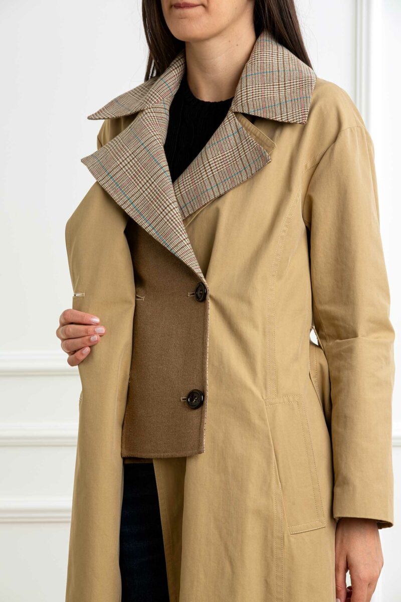 LIU JO-TRENCH CON COLLO STACCABILE-LJCA5209T2940 SUGHERO 40