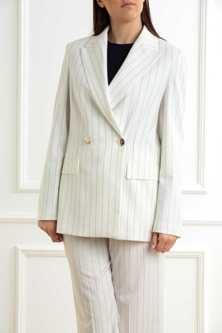 LIU JO-BLAZER DUE BOTTONI-LJCA5235T1969 WHITE 44