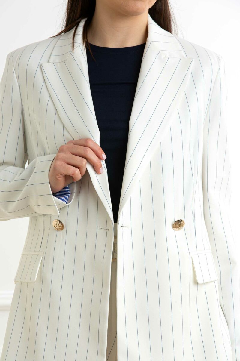 LIU JO-BLAZER DUE BOTTONI-LJCA5235T1969 WHITE 44