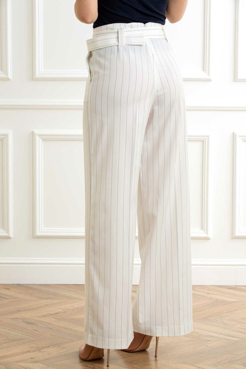 LIU JO-PANTALONE A VITA ALTA-LJCA5236T1969 WHITE 44