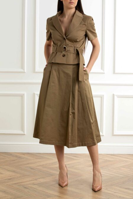 LIU JO-GIACCA CON CINTURA-LJCA5286T4691 GREEN 44