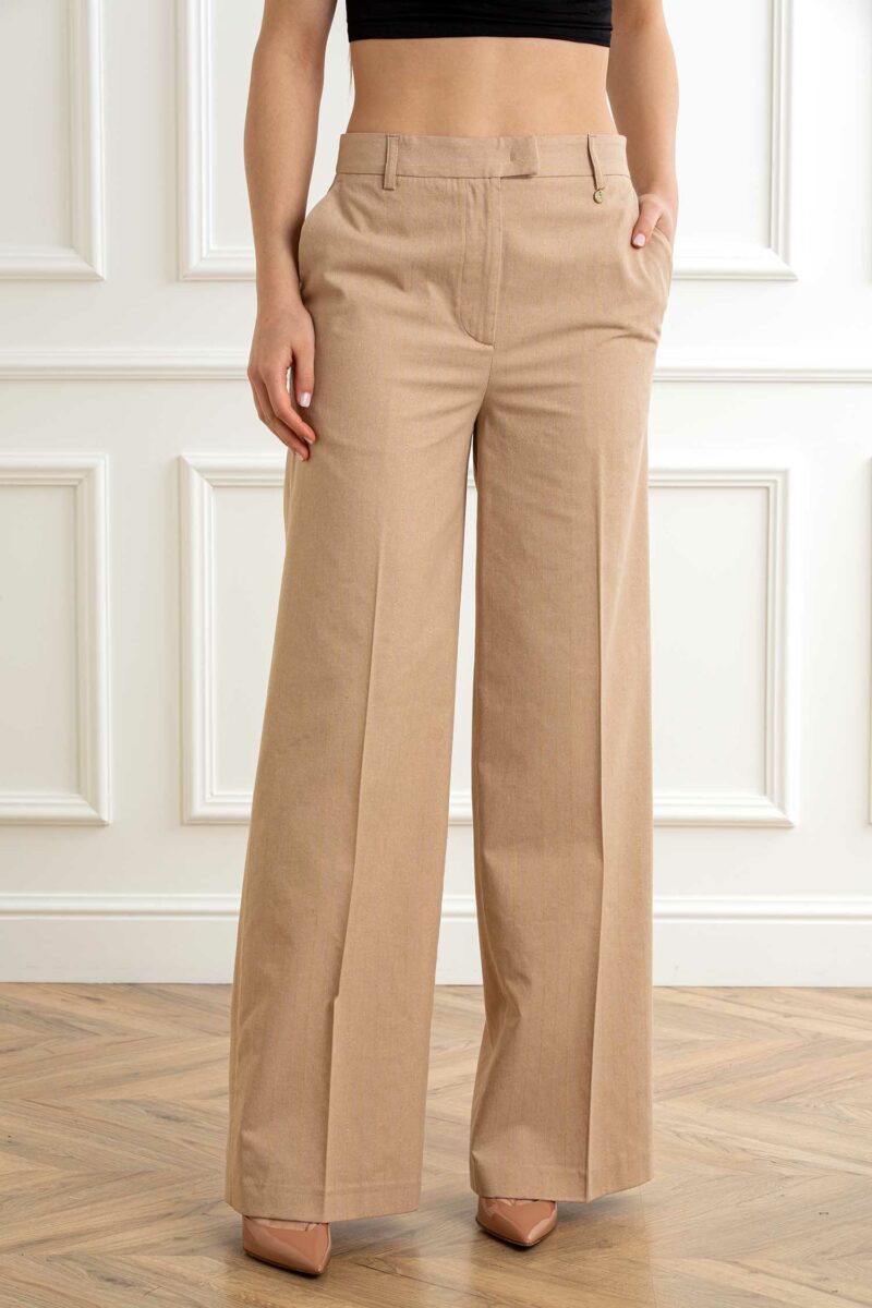 LIU JO-PANTALONE DRITTO-LJCA5348T1973 BEIGE 44