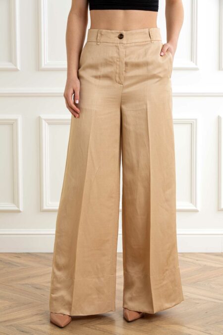 LIU JO-PANTALONE WIDE-LJCA5350T2983 BEIGE 44