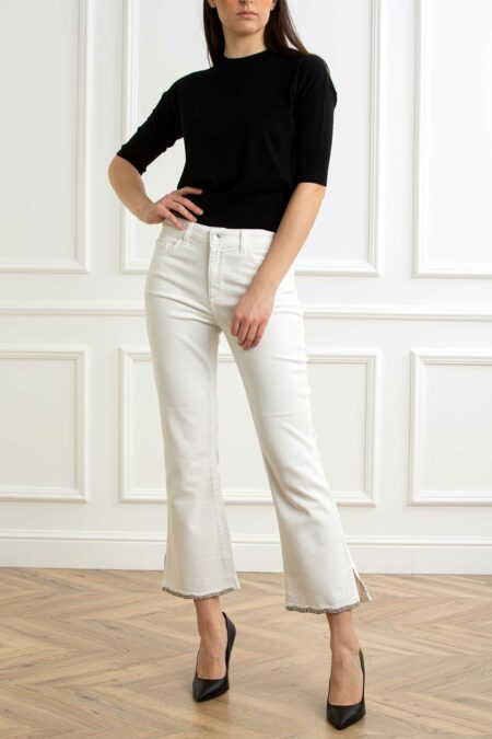 LIU JO-PANTALONE-LJUA5141T1816 BIANCO 30