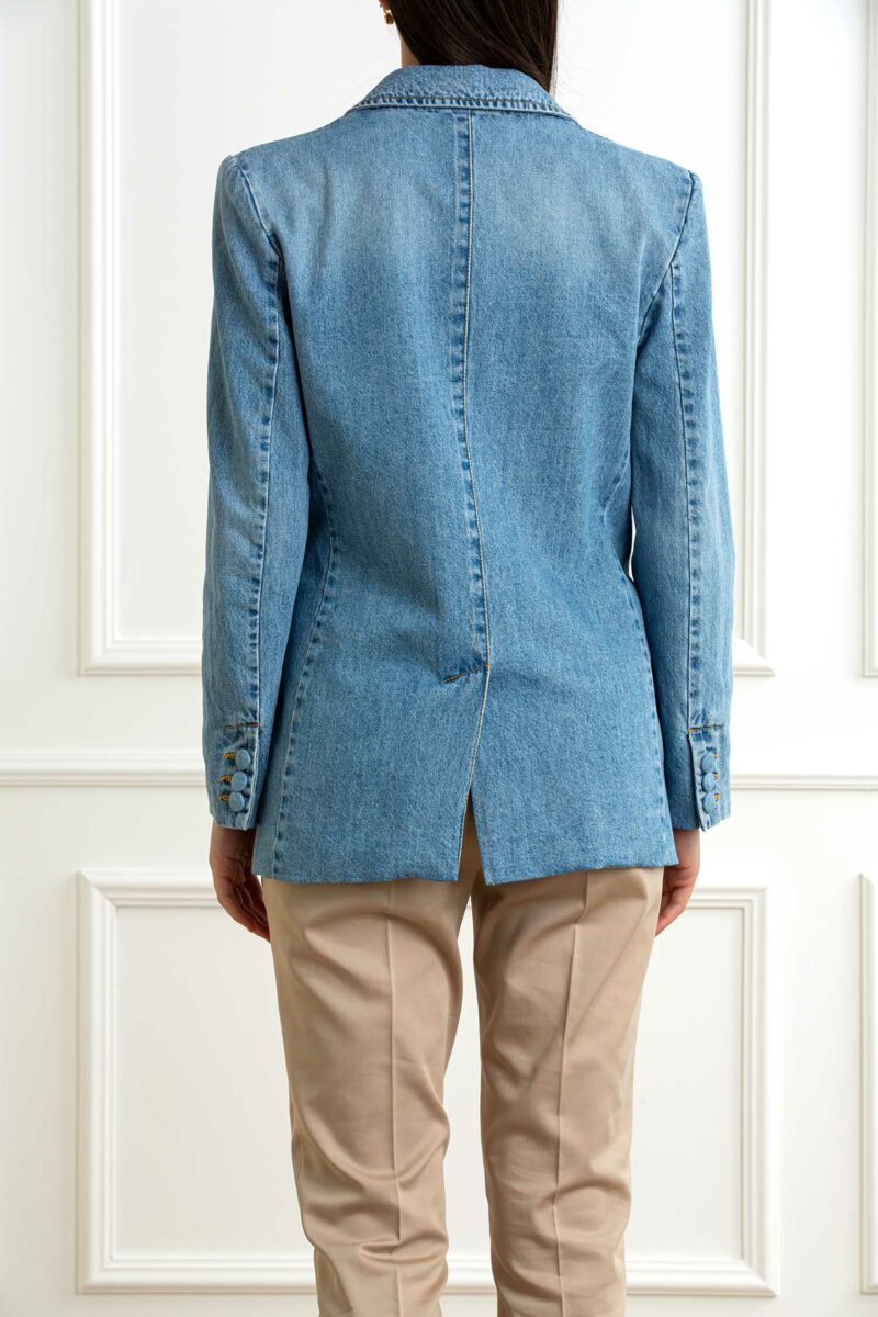 MARELLA-GIACCA IN DENIM-MADENIM BLUE 44