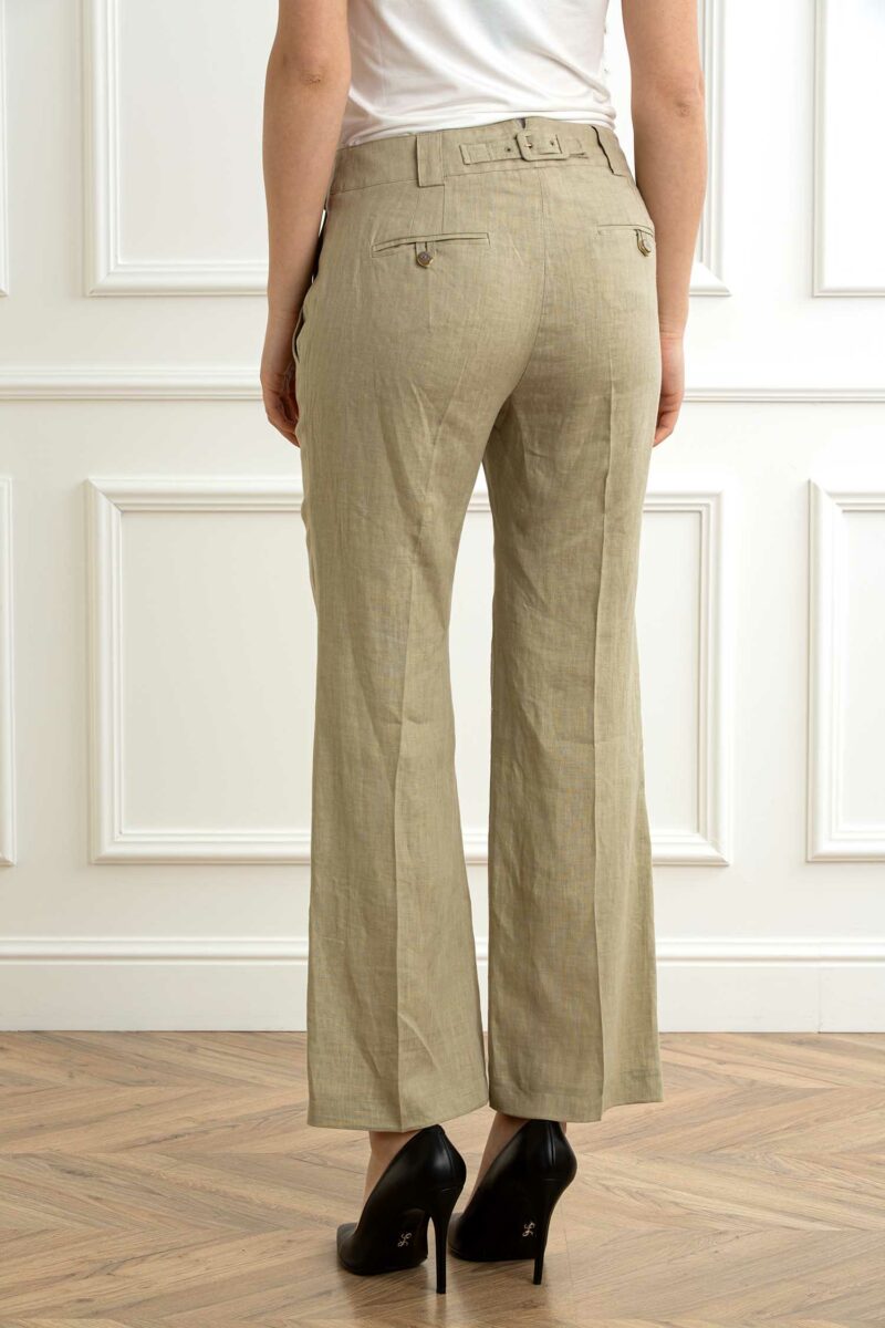 MARELLA-PANTALONE LINO FLARE-MAFALCO SALVIA 44