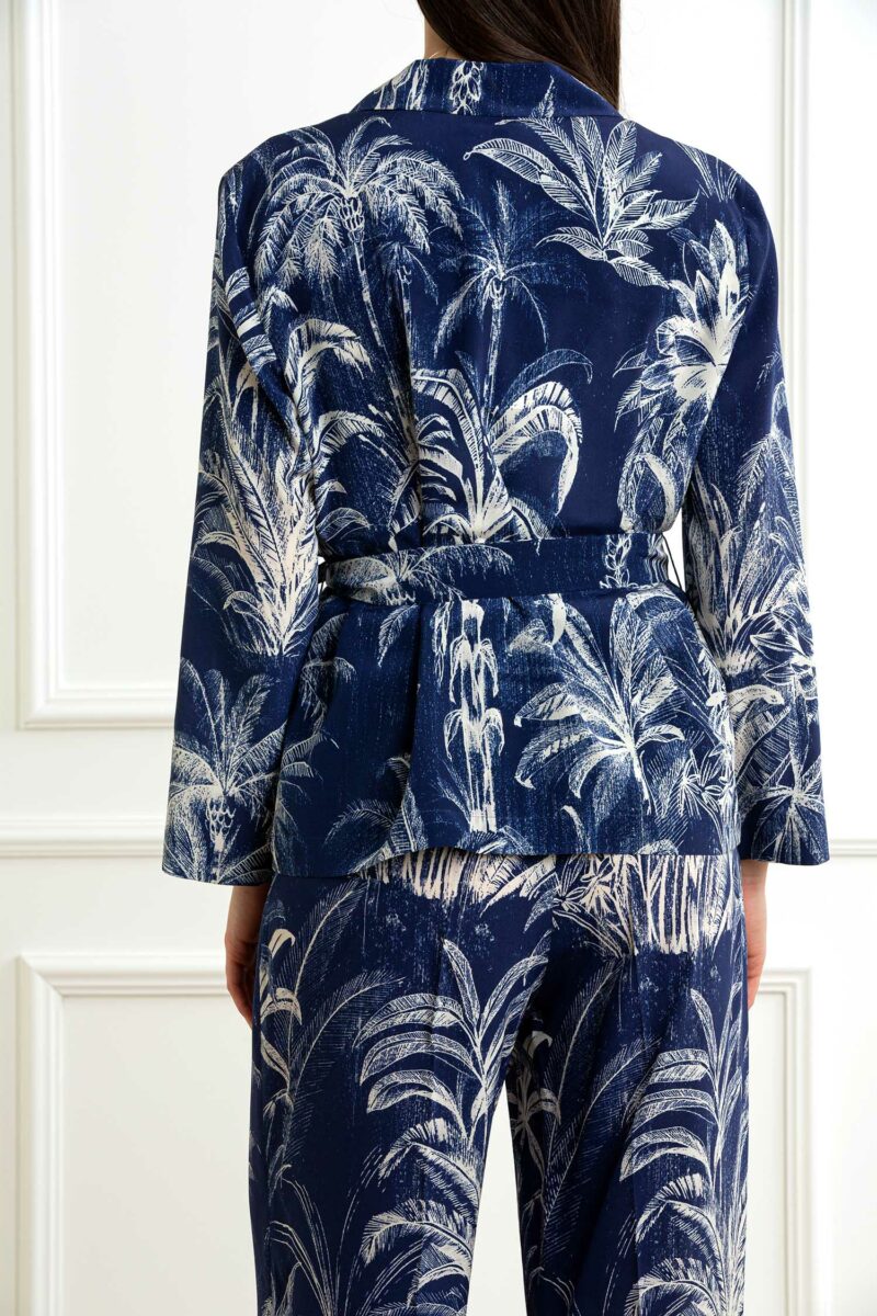 MARELLA-BLAZER CREPE DE CHINE DI SETA-MALIVIA PALMIZIO 40