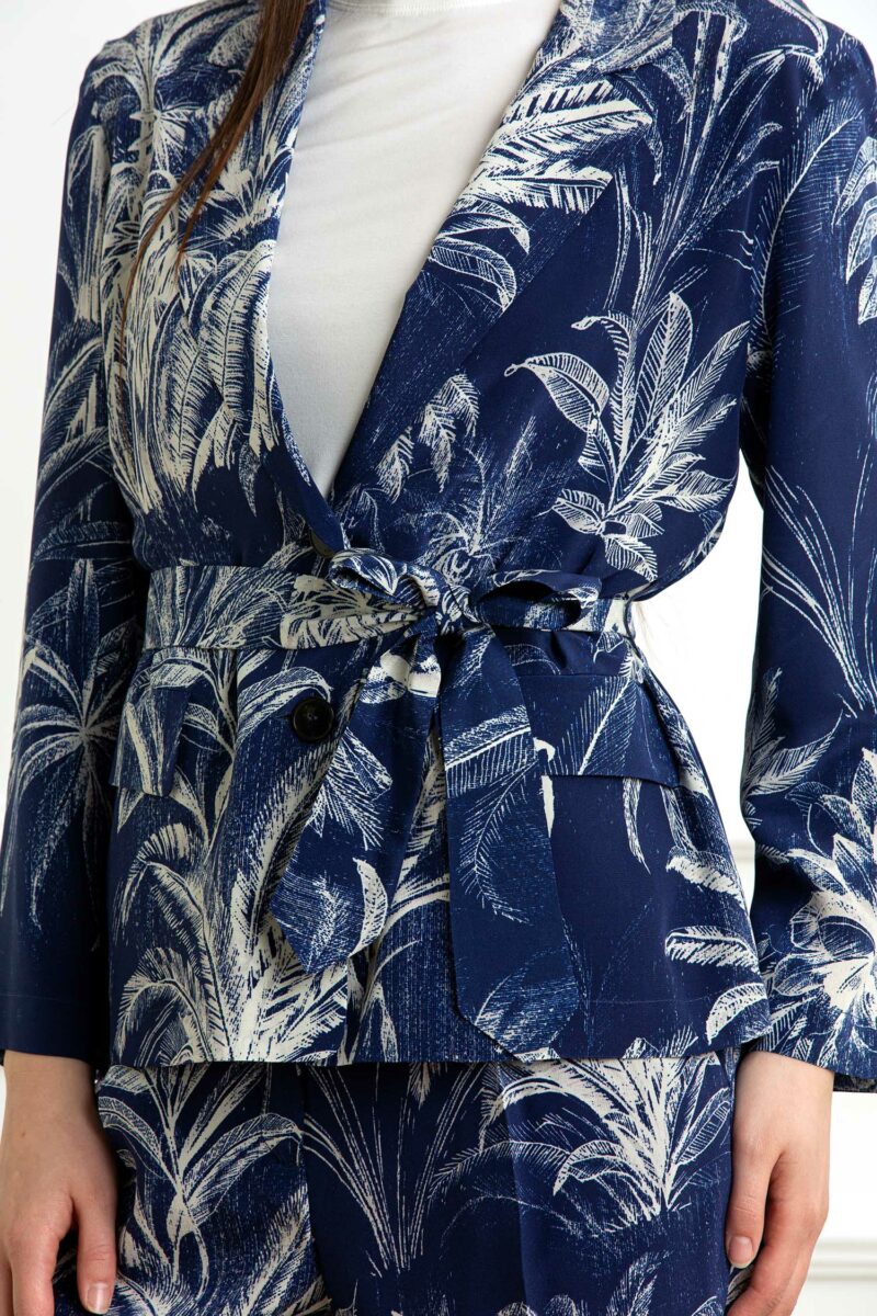 MARELLA-BLAZER CREPE DE CHINE DI SETA-MALIVIA PALMIZIO 40