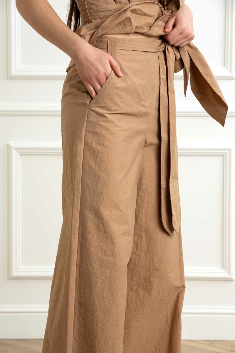 MARELLA-PANTALONE TAFFETAS COTONE-MALUCA TABACCO 44