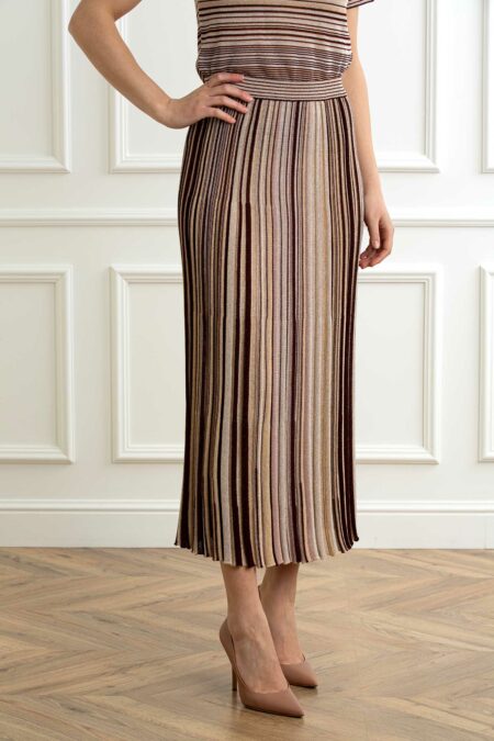 MARELLA-GONNA IN MAGLIA LUREX-MANATALE2 VANISE S