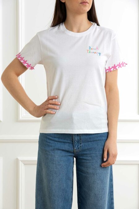 MC2 SAINT BARTH-T-SHIRT BEACH THERAPY-MC2EMILIE05993H UNICO XS