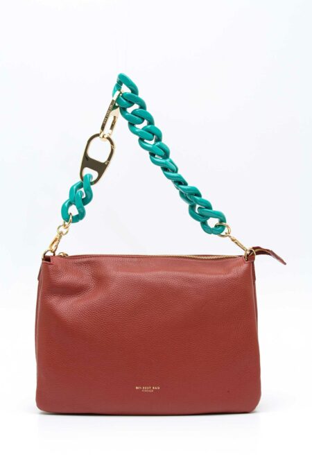 MY BEST BAG-BORSA PELLE REFLEX GRANDE-MYB259117SS ROSEWOOD TU