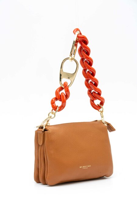 MY BEST BAG-BORSA PELLE PICCOLA REFLEX-MYB259118SS NATURAL TU